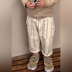 Zara kids pinstripe pants